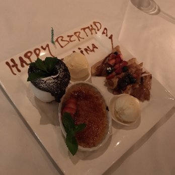 Basile - Fine Italian Kitchen - Birthday dessert! - Italian Near Me - Boston, Massachusetts Basile - Fine Italian Kitchen - Birthday dessert! - Italian Near Me - Boston, Massachusetts