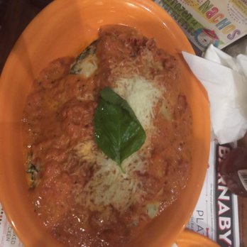 Barnaby's Cafe - Spinach & Cheese Lasagna - American Near Me - Houston, Texas Barnaby's Cafe - Spinach & Cheese Lasagna - American Near Me - Houston, Texas
