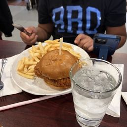 Crispy chicken sandwich Crispy chicken sandwich