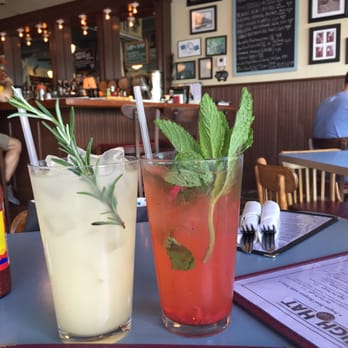 High Hat Cafe - Ginger rosemary and strawberry mint lemonade. - Southern Near Me - New Orleans, Louisiana High Hat Cafe - Ginger rosemary and strawberry mint lemonade. - Southern Near Me - New Orleans, Louisiana