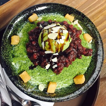 Cups - Medium size of Matcha shaved ice. Good for 3people - Desserts Near Me - Markham, Ontario