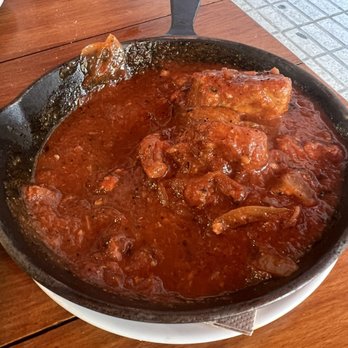 Bar Agustin & Company - Part of the tuna dish with several large tuna chunks. - Tapas Bars Near Me - Seville, SE Bar Agustin & Company - Part of the tuna dish with several large tuna chunks. - Tapas Bars Near Me - Seville, SE