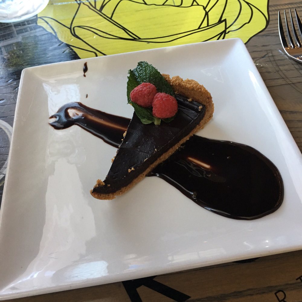 Bottle + Kitchen - Flourless Chocolate cake - American Near Me - Portland, Oregon