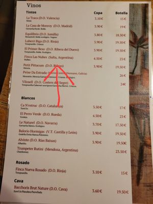 Menu photo 1 Los Porfiados Madrid, M