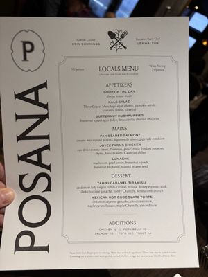 Menu photo 2 Posana Asheville, NC Menu photo 2 Posana Asheville, NC