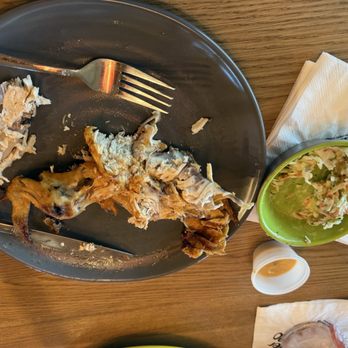 Nando's Peri-Peri - Chicken and coleslaw (interior glamour shot) - Chicken Shop Near Me - Houston, Texas
