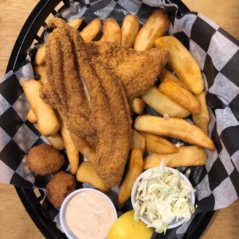 Billy Jacks Grill & Bar - Fresh catfish platter!! - American Near Me - Robertsdale, Alabama
