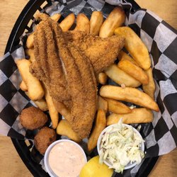 Billy Jacks Grill & Bar - Fresh catfish platter!!