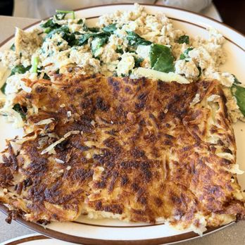 Hot N Tot - Turkey Scramble. Health conscious choice negated by a massive hash brown portion. - American Near Me - Lomita, California