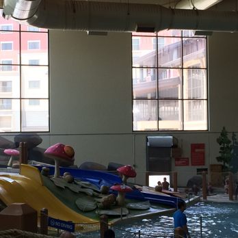 Great Wolf Lodge - Kiddie area - really great for kids under 5 and a big area - has 3 little slides and lots of splashing! - Resorts Near Me - Grapevine, Texas