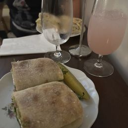 Prosciutto and Pesto Sandwich