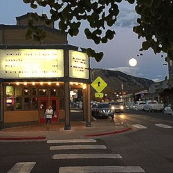 Jackson Hole Cinema - Jackson Hole Twin Cinema - looking west down Pearl Avenue