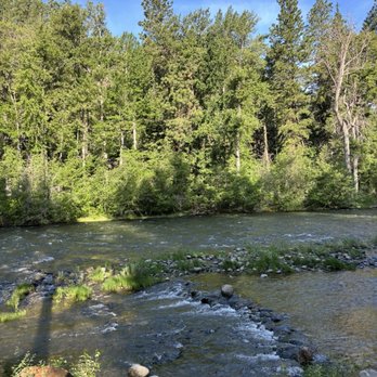 Whistlin' Jack's Outpost and Lodge - creek - American Near Me - Naches, Washington Whistlin' Jack's Outpost and Lodge - creek - American Near Me - Naches, Washington