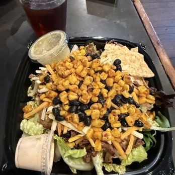 Stone Jug Barbeque - Southwest salad with brisket - Barbeque Near Me - Peru, Illinois Stone Jug Barbeque - Southwest salad with brisket - Barbeque Near Me - Peru, Illinois