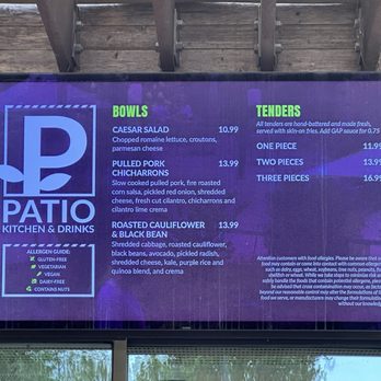 The Patio - Menu - Salad Near Me - Tulsa, Oklahoma The Patio - Menu - Salad Near Me - Tulsa, Oklahoma