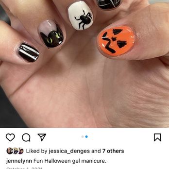Modern Nails - Halloween nails - Nail Salons Near Me - Orange, California