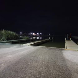 Lake Mars Pier - Ramps at night