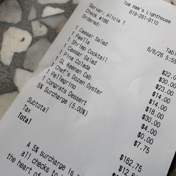 Tom Ham's Lighthouse - "Surcharge"?! Ridiculous. - Breakfast & Brunch Near Me - San Diego, California Tom Ham's Lighthouse - "Surcharge"?! Ridiculous. - Breakfast & Brunch Near Me - San Diego, California