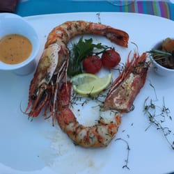 La Table du Grand Lac - Crevettes géantes à souhait