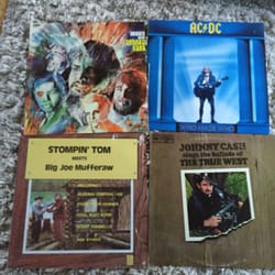 Urban Safari Vintage Store - Canned Heat, AC/DC, Johnny Cash, and Stompin Tom, just to name a few of my finds.
