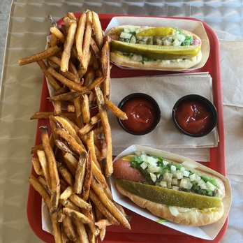 Chicago Hot Dogs - Chicago Jumbo Hog Dog+ Fries. - Hot Dogs Near Me - Palm Beach Gardens, Florida Chicago Hot Dogs - Chicago Jumbo Hog Dog+ Fries. - Hot Dogs Near Me - Palm Beach Gardens, Florida