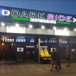 XD Darkride Experience - View at night from the Boardwalk...