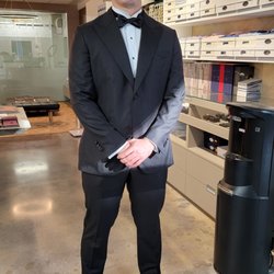 Perfectly fitting custom tuxedo