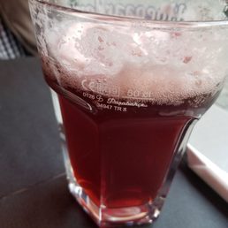 Cherry flavored beer