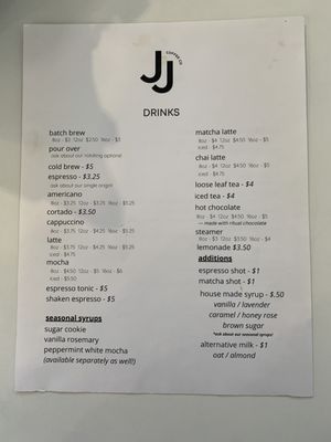 Menu photo 2 James & Joan Coffee Orem, UT