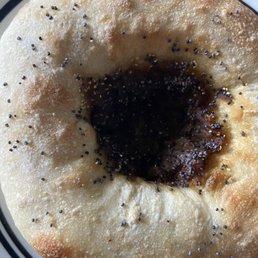 Bialy was yummy! I toasted a bit at home and added butter.