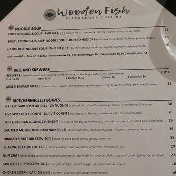 Wooden Fish - Menu 2/2 - Vietnamese Near Me - West Vancouver, British Columbia Wooden Fish - Menu 2/2 - Vietnamese Near Me - West Vancouver, British Columbia