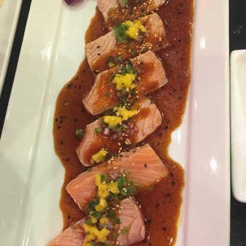 Awesome Sushi - Life is awesome (Seared salmon with mango salsa) - Japanese Near Me - Long Beach, California