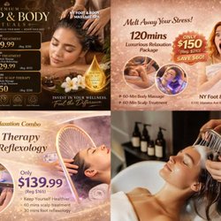 NY Foot & Body Spa - Treat yourself to a luxurious waterfalls scalp spa experience today at NY Foot & Body Spa.
