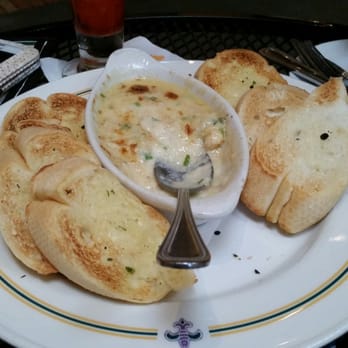 Babin's Seafood House - HH - shrimp and crab dip 2.5 stars, it was meh - Seafood Near Me - Katy, Texas
