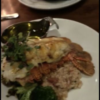 Silo Prime - Tristan Island Lobster with crab risotto and broccoli. Truffle Mac N Cheese in the back - Steakhouses Near Me - San Antonio, Texas Silo Prime - Tristan Island Lobster with crab risotto and broccoli. Truffle Mac N Cheese in the back - Steakhouses Near Me - San Antonio, Texas