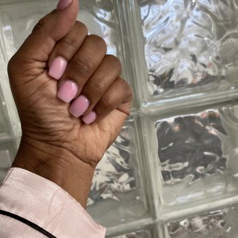 Halo nail spa - I like my nails short n neat Thank you Rumi - Nail Salons Near Me - Laurelton, New York