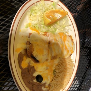 Los Compadres - Chimichanga Plate (With Rice and Beans) - Mexican Near Me - Reno, Nevada Los Compadres - Chimichanga Plate (With Rice and Beans) - Mexican Near Me - Reno, Nevada