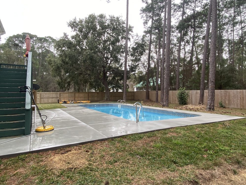 Slide of Camp Campbell Pressure Washing