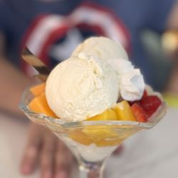 Coconut Mixed Fruit Sundae