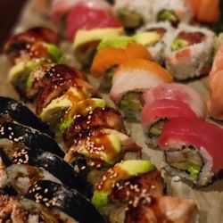 Sushi Sake - They have a LIMITED sushi roll list but will make whatever you request. Nice!