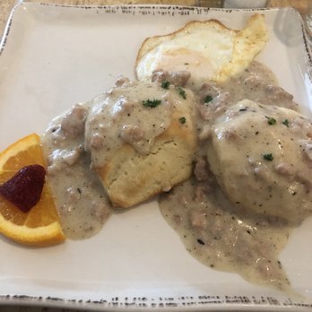 Egg - Biscuits and gravy - Breakfast & Brunch Near Me - Rehoboth Beach, Delaware