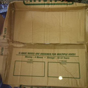 A1A Moving & Relocation Services - Smashed box of dishes - Movers Near Me - Ennis, Texas