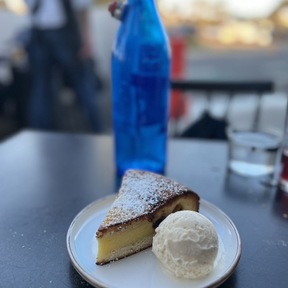 Valentina - Cherry custard dessert - Seafood Near Me - Encinitas, California