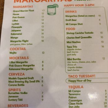 Margaritas - Mexican Near Me - Honolulu, Hawaii