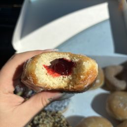 Raspberry filled Raspberry filled