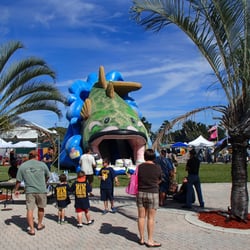 Pompano Nautical Flea Market - Kids giving you a problem? Let this giant grouper swallow them up.