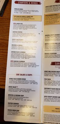 Menu photo 2 99 Restaurants Salem, MA