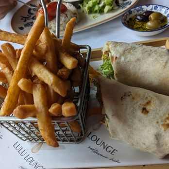Lulu - Chicken wraps - Mediterranean Near Me - Englewood, New Jersey Lulu - Chicken wraps - Mediterranean Near Me - Englewood, New Jersey