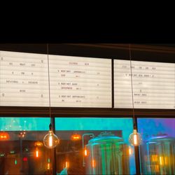 Night Shift Brewery @ Level 99 - Beer menu