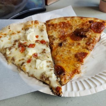 The Friendly - Slices, meat and white w meat... - Pizza Near Me - San Diego, California